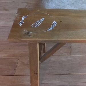 Bankje,  herinneringsbank, trouwbank, rouwbank etc.  van steigerhout 120 l, 30 b en 45 cm hoog