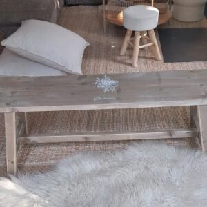 Zitbank Herinneringsbank van steigerhout 120 l, 30 b en 45 cm hoog