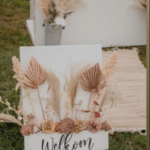 Bloemenbak welkomstbord in diverse maten