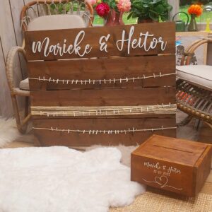 Fotobord van hout 76 bij 90 cm