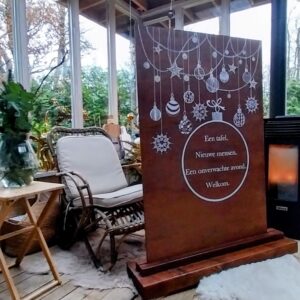 Diverse tekstborden op maat handbeschilderd